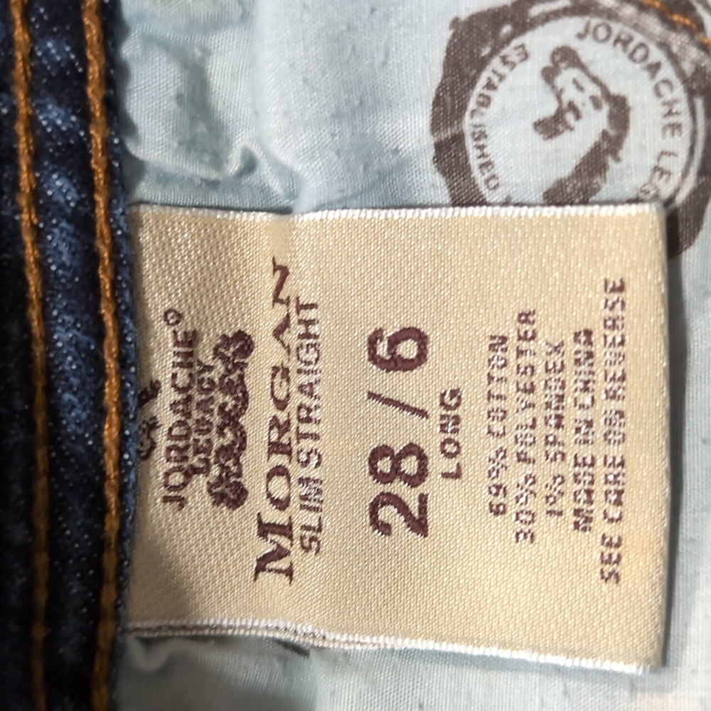 Vintage Jordache  Morgan Straight Leg Blue Jeans Timeless Design. - Picture 3 of 10